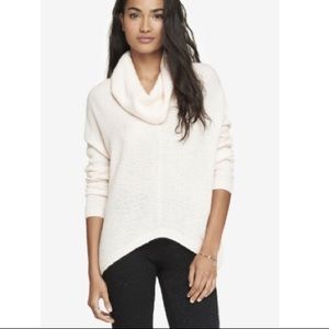 Oversized cowl-neck sweater